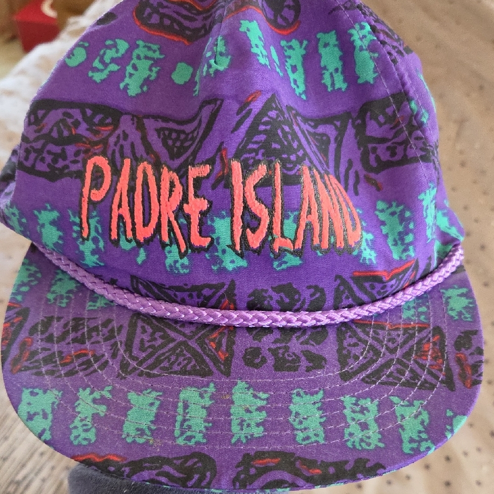 Padre Island Purple Graphic Hat